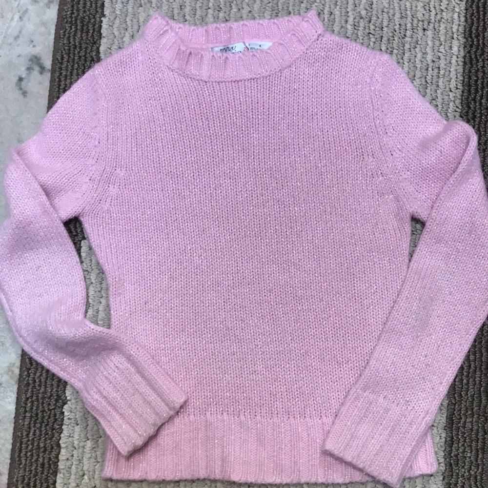 Girls Energie Pink Sparkle Sweater